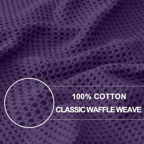 Homaxy 100% Cotton Waffle Weave Kitchen Dish Cloths 18-Pack - Image 2