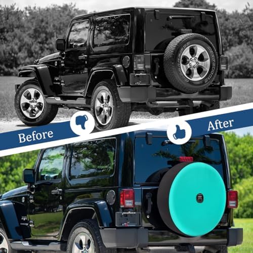 Spare Tire Cover with Backup Camera Hole Fit - Image 5