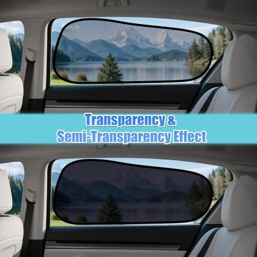 ZATOOTO Rear Car Window Shades for Tesla Model Y, Block 95% UV - Image 4