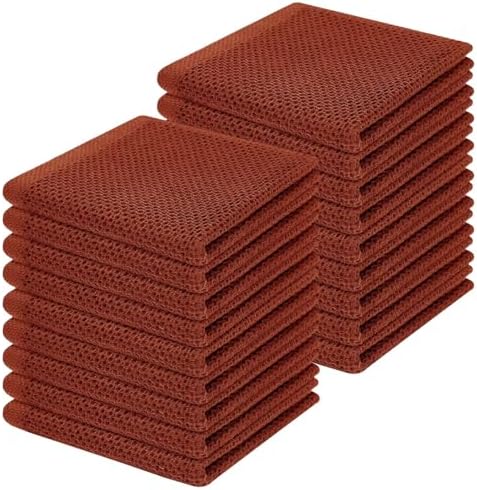 Homaxy 100% Cotton Waffle Weave Kitchen Dish Cloths 18-Pack by Homaxy