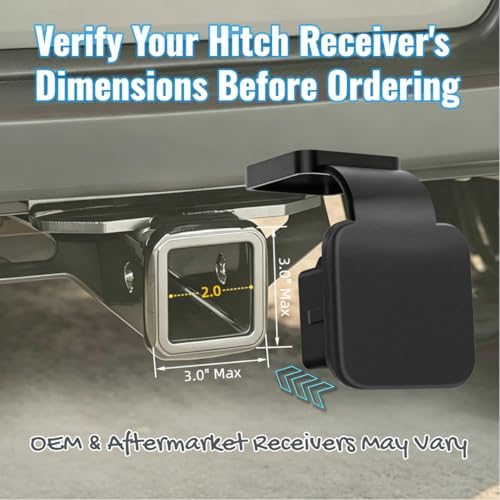 Hitch Cover, UV-Resistant, Heavy-Duty One Piece Construction - Image 4