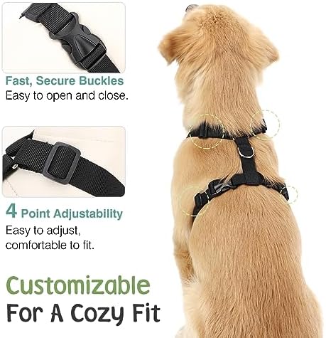 VavoPaw Dog Seat Belt, Safety Vest Dog Car Harness - Image 3