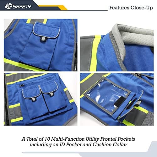 JKSafety Reflective Safety Vest - Image 2