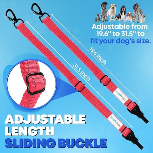 Dog Seat Belt for Car 3-in-1 Adjustable Safety Seatbelt for Dogs in Car – - Image 4