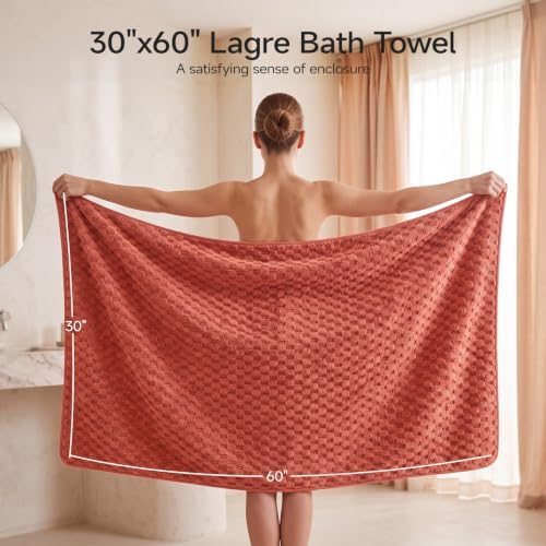 REDKISS Extra Large Bath Towels Microfiber, 31”x 61” 4 Pack, Super Soft - Image 5