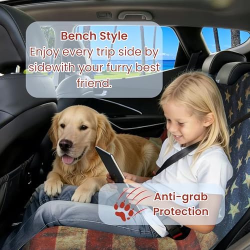 Waterproof Back Seat Cover for Dogs and Kids, Car Seat Protector Under Baby Car - Image 2