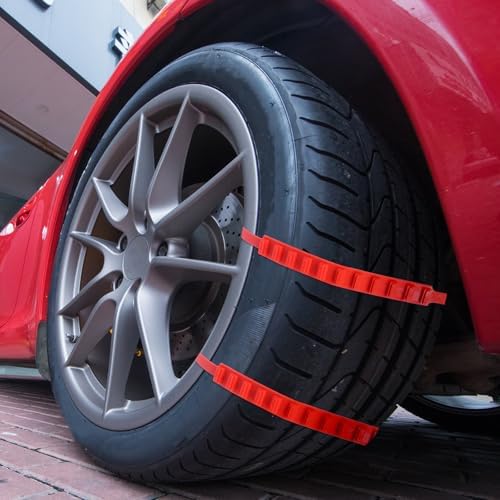 15pcs Orange Nylon Tire Belt for Truck Wheel Anti Skid Use - Image 6