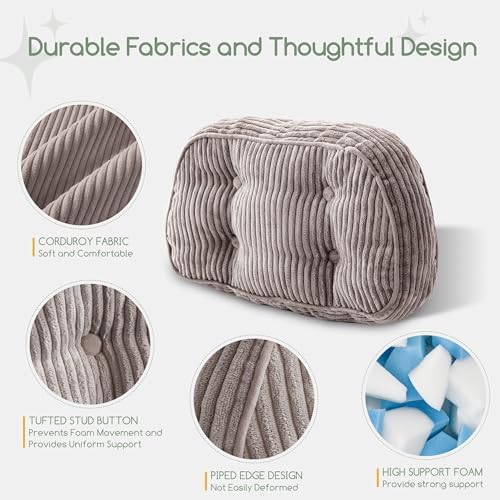 HIGOGOGO Lumbar Support Pillow for Recliner Chair/Accent Chair/Couch/Office - Image 4