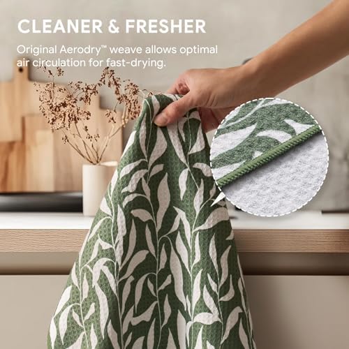 RECYCO Waffle Kitchen Towel Set of 2 - Image 4