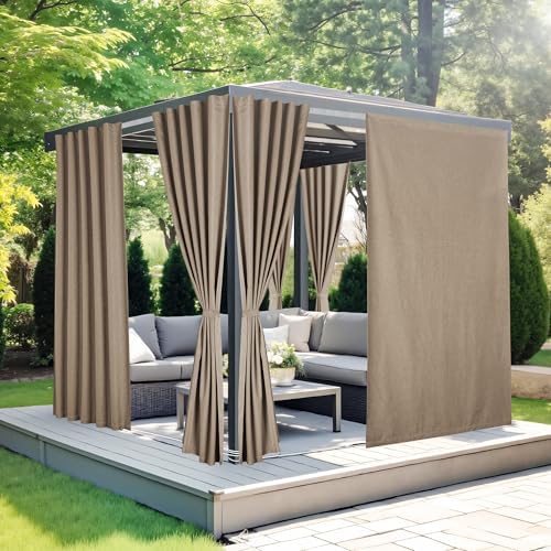 NICETOWN 100% Blackout Outdoor Curtains by NICETOWN