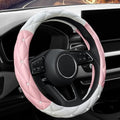 YOGURTCK Cute Diamond Soft Leather Steering Wheel Cover by YOGURTCK