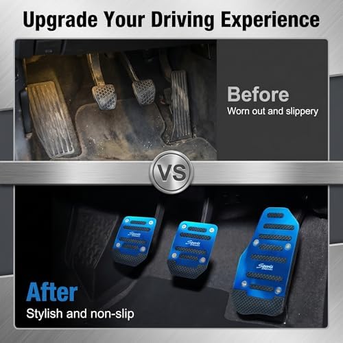 3 PCS Car Pedals Pads, Anti-slip Design, Manual Transmission Accelerator Brake - Image 3