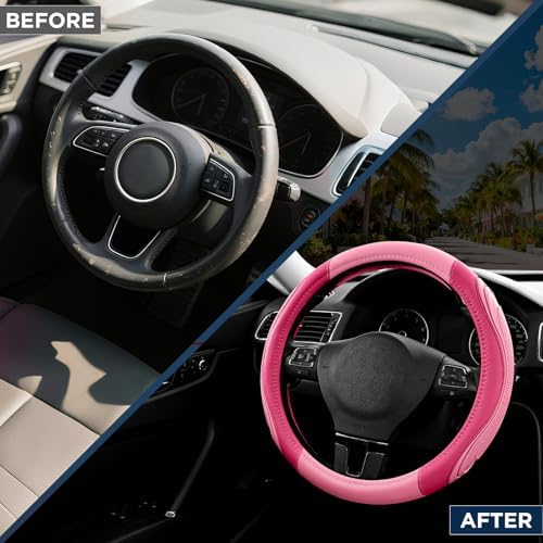 Road Comforts Car Steering Wheel Cover - Image 3