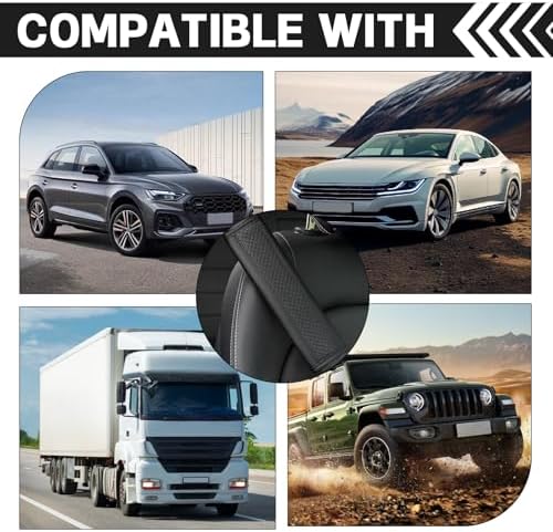 2PCS Universal Leather Safety Belt Covers - Image 6