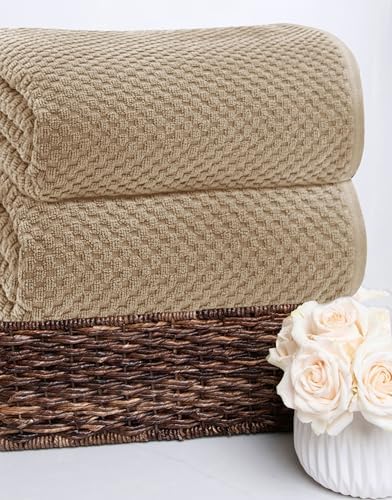 COTTON CRAFT Euro Spa Waffle Weave Bath Sheet - Image 6