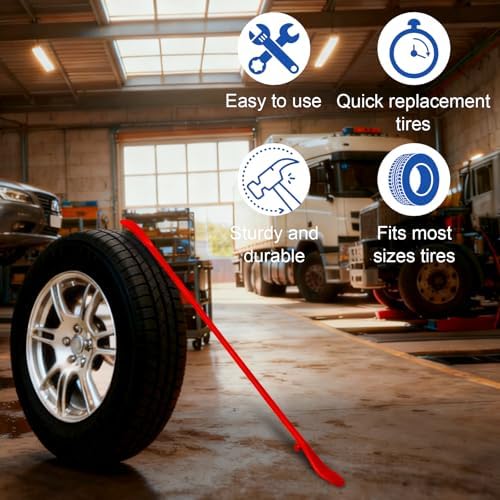 Tire Bead Breaker Tool with 2Pcs 38inch Tire Iron Bars - Image 3