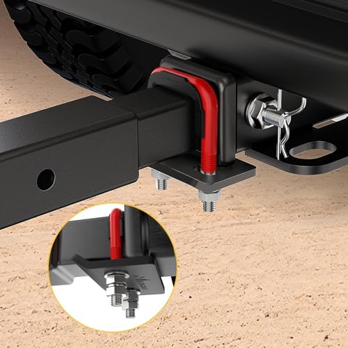 Nilight Trailer Hitch Tightener Anti-Rattle Red U-Bolt - Image 7
