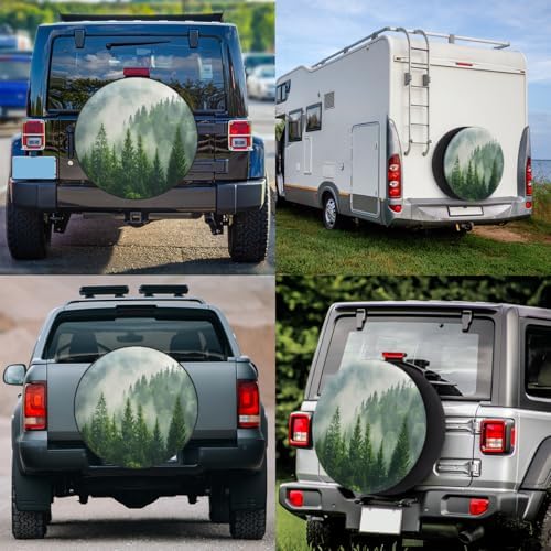 Forest Spare Tire Cover 14in Spare Wheel Covers Tire Storage Cover - Image 6