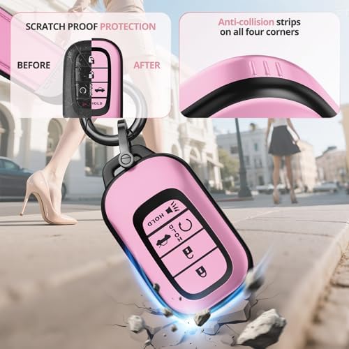 for Honda Key Fob Cover Accessories- Matte TPU Key Fob Cover - Image 6