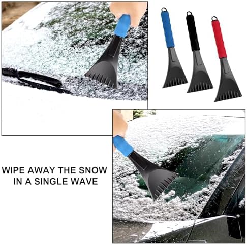 3pcs Car Ice Scrapers, Windshield Ice Scraper Ice Remover Accessories - Image 5
