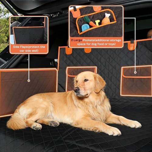 IVY&LANE SUV Cargo Liner for Dogs, Waterproof Trunk Cover Dog Car Seat Mat for - Image 4