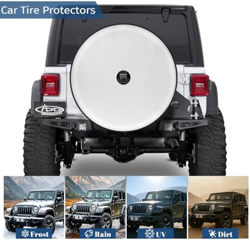 Spare Tire Cover with Backup Camera Hole Fit - Image 6