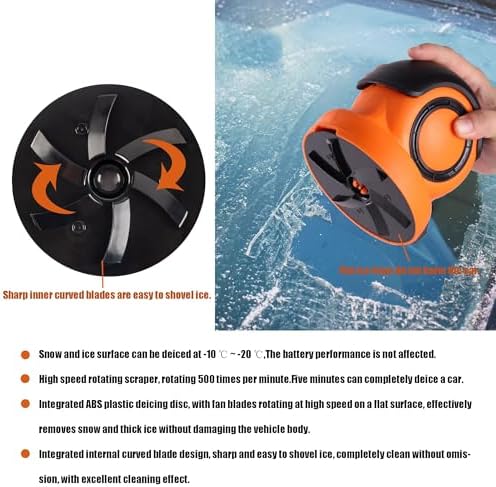 YEECOPON 3-in-1 Electric Ice Scraper - Image 6
