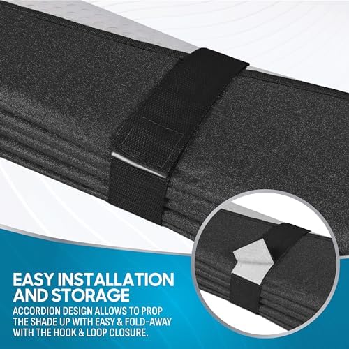 BDK-AS-2511 Front Windshield Shade-Accordion Folding Auto Sunshade - Image 6