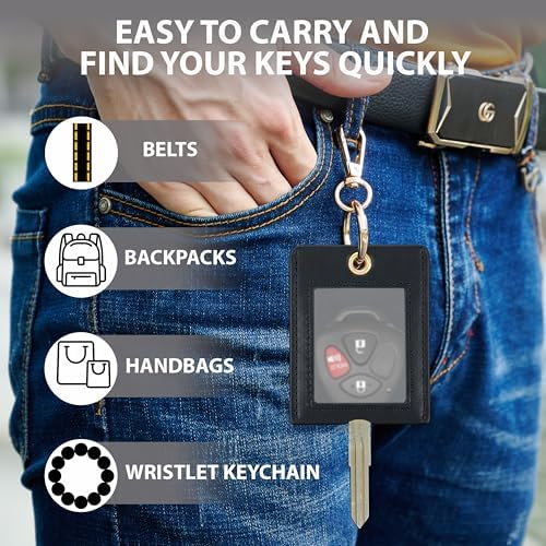 Leather Key Cover for Broken Car Key Loop Replacement - Image 6