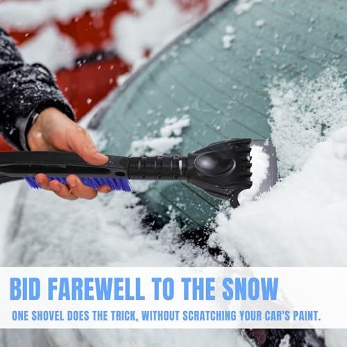 wuyaoyao Snow Brush & Ice Scraper, 2 in 1 Detachable Ice Scrapers - Image 4