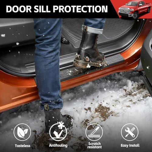 Door Sill Guards Kit Fit for 2019-2026 Dodge RAM 1500 Accessories Entry Guard - Image 3