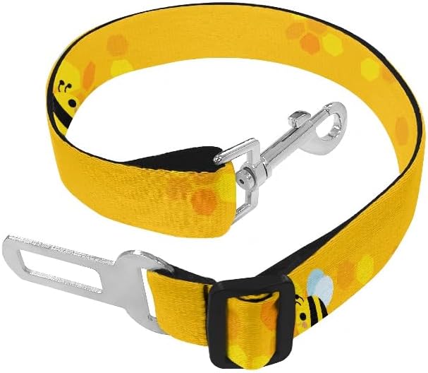 Adjustable Dog Car Seat Belt: 22.2-38.2 Inch Travel Safety Dog Car Harness by Unknown
