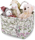 Storage Basket Boho Fabric Large Collapsible Floral Laundry Nursery Hamper by Ankick