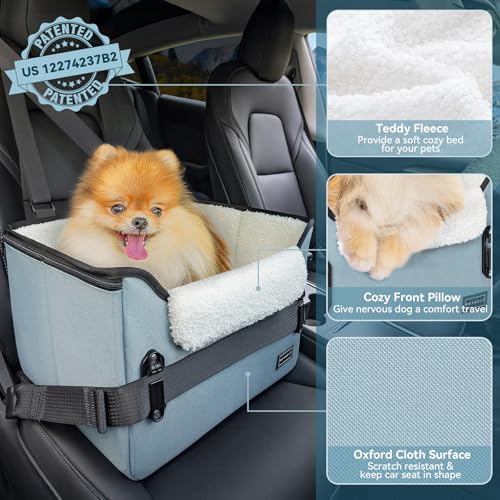 PETSFIT Dog Car Seats for Small Dogs – Patented Safety Buckles – Safety Tether - Image 5