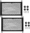 2PACK Small Cargo Nets Elastic Stretchable Pocket Storage Mesh Net Universal by MOODKEYbrand