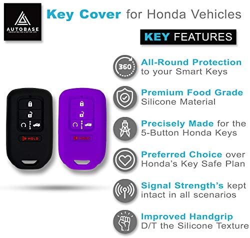Autobase Silicone Key Fob Cover Compatible - Image 3