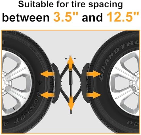 Camper Wheel Chock Stabilizer 2 Sets, Heavy Duty X-Shaped Stabilizer - Image 3