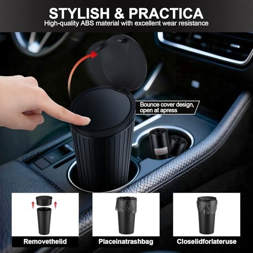 SINGARO 2PCS Car Trash Can - Image 3