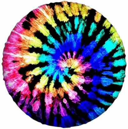 Tie Dye Pattern Spare Tire Cover - Image 2