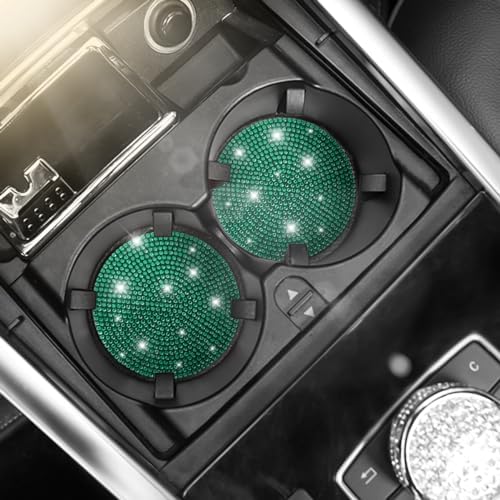 Osilly 2PCS 2.75 Inch Rhinestone Cup Holder Coasters - Image 5