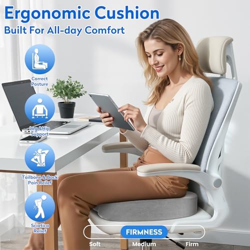 CushZone XXL Memory Foam Seat Cushion - Image 6