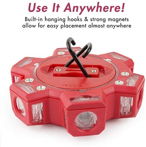 Wagan EL4340 FRED PRO Flashing Roadside Emergency Disc LED Flare 6 Flash Modes - Image 2