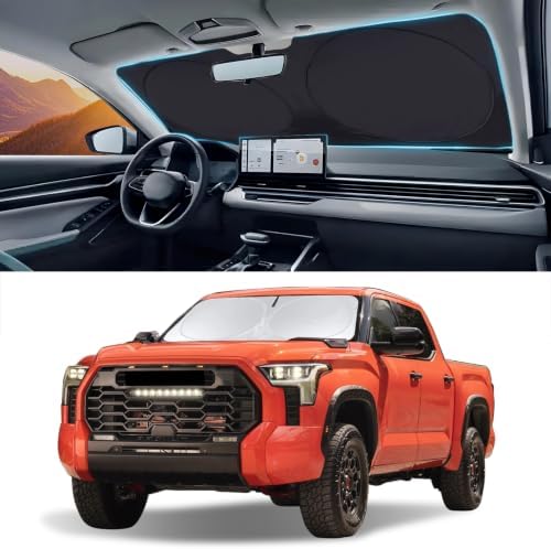 INSAUTO for Tundra 2020 Windshield Sunshade Car Window Sun Shade Custom Fit by INSAUTO