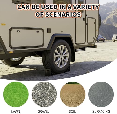 OULEME Wheel Chocks, Tire Stoppers - Image 5
