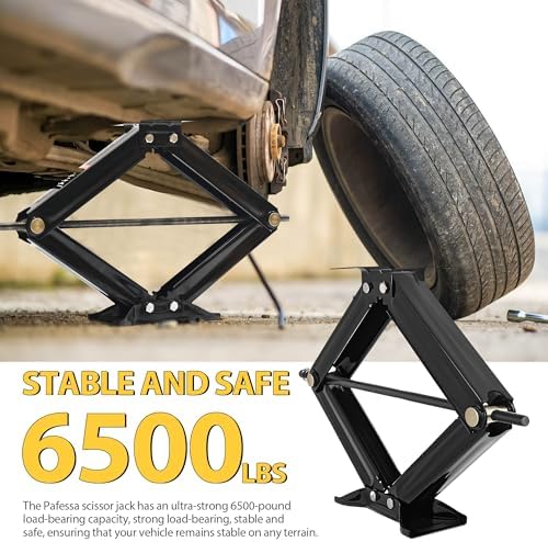 RV Scissor Jack Stabilizer 6500lb Heavy Duty 24" RV Trailer Stabilizer Leveling - Image 6