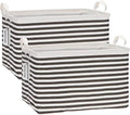 Sea Team Rectangle Open-Top Canvas Storage Basket by SeaTeam