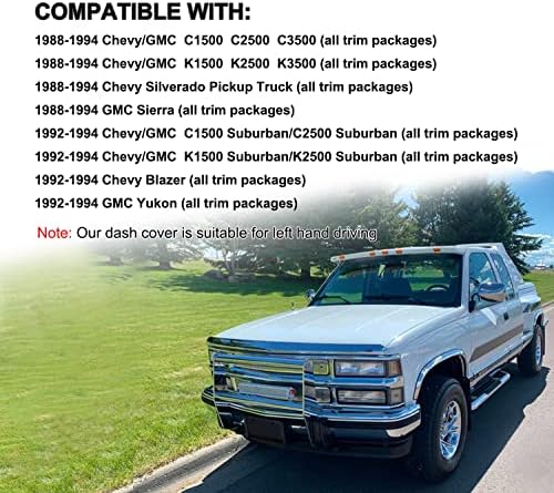 Yiz Dash Cover Mat for 1992-94 GMC Yukon/Chevy Blazer Suburban Y25 - Image 2