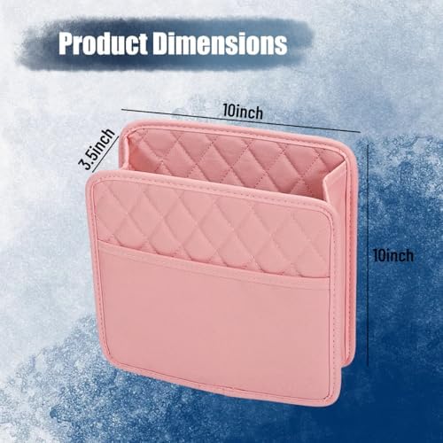 Car Seat Back Organizer, Leather Automotive Backseat Hanging Storage Pocket - Image 2