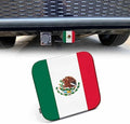 Mexico Flag Trailer Hitch Covers by Beabes