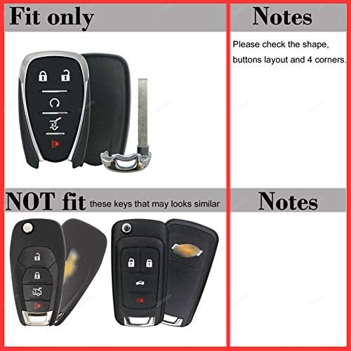 Zorratin Key Fob Cover Case for Chevrolet Malibu Camaro Trax Traverse Sonic - Image 2